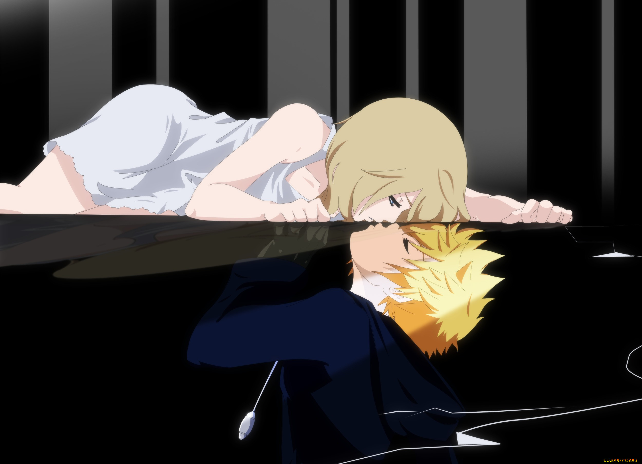 , kingdom hearts, kingdom, hearts, roxas, namine, , , , 